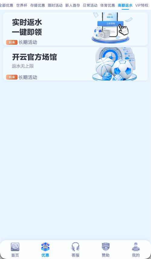 开云体育会员高额度返水优惠